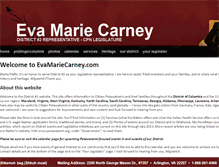 Tablet Screenshot of evamariecarney.com